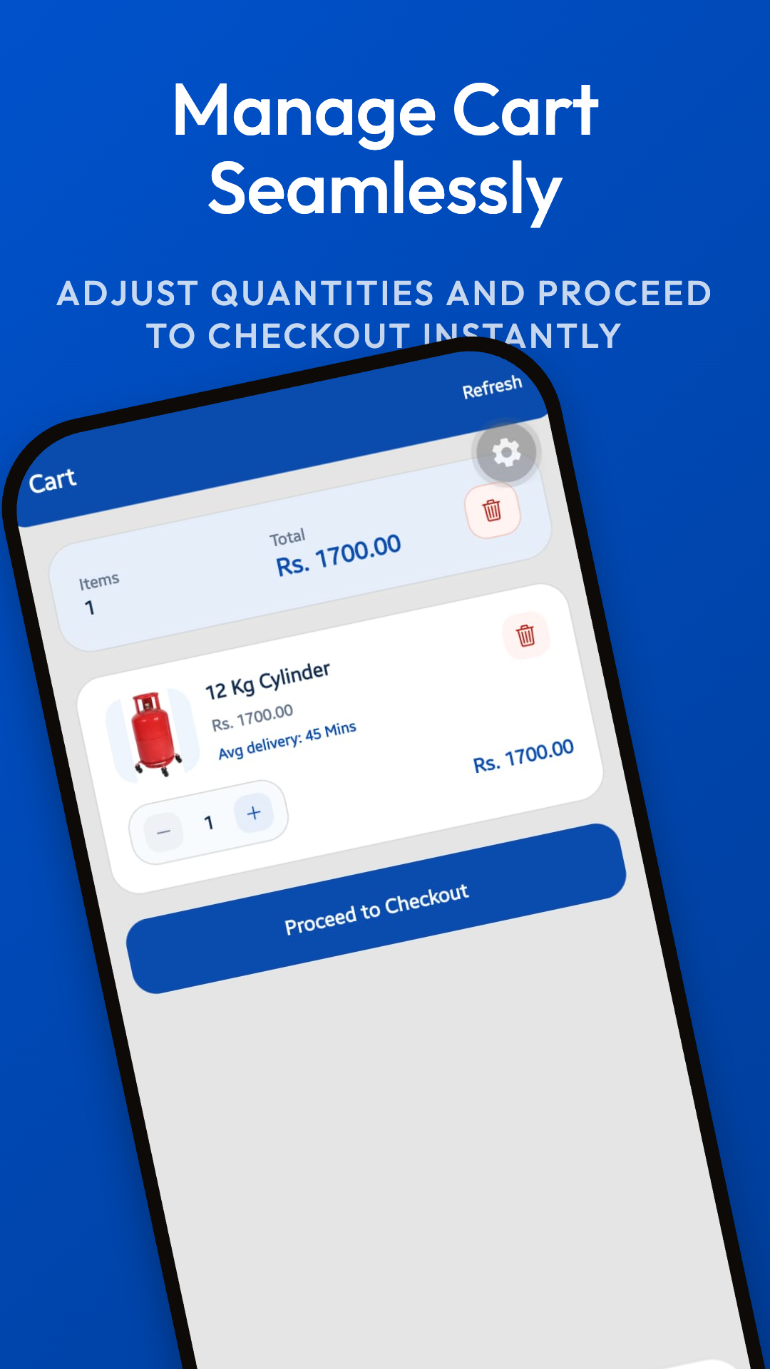 Gasman4U - Small ECommerce Solution app screens, screenshot 5 of 6